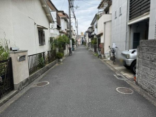 八尾市山本町南8丁目　売土地 現地写真（前面道路含む現地写真）