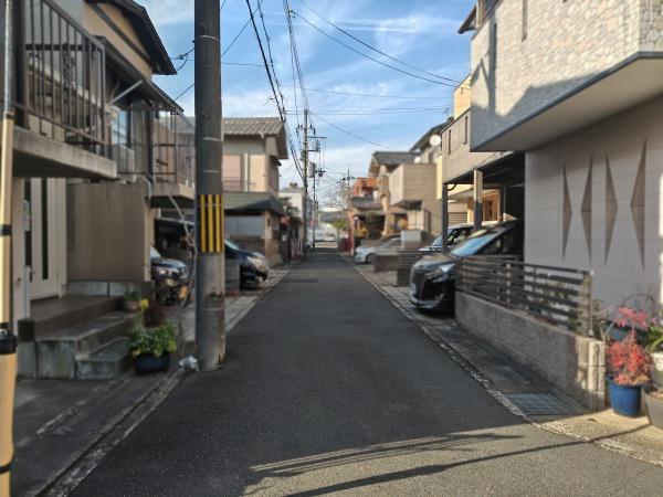 京都市山科区小野西浦　中古戸建 現地写真（前面道路含む現地写真）