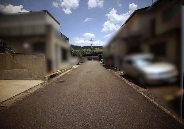 京都市左京区岩倉中在地町　中古テラスハウス 現地写真（前面道路含む現地写真）