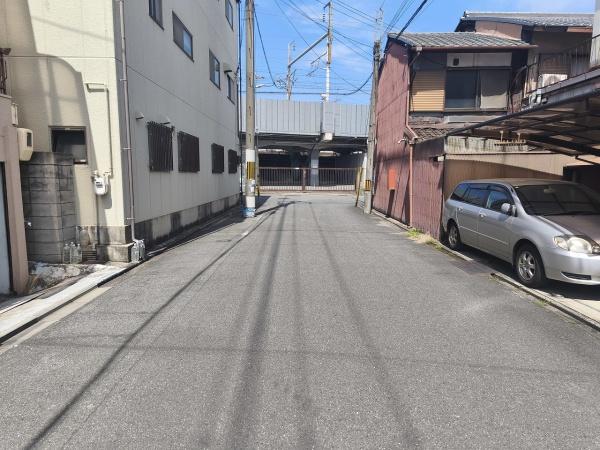 京都市南区八条源町　古家付売土地 現地写真（前面道路含む現地写真）