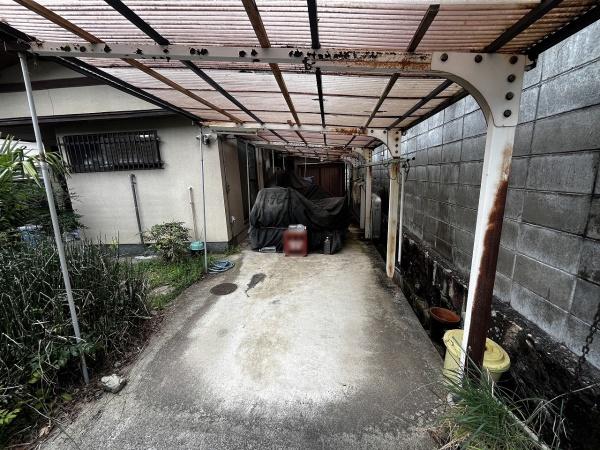 京都市左京区岩倉上蔵町　中古戸建 現地写真（駐車場）
