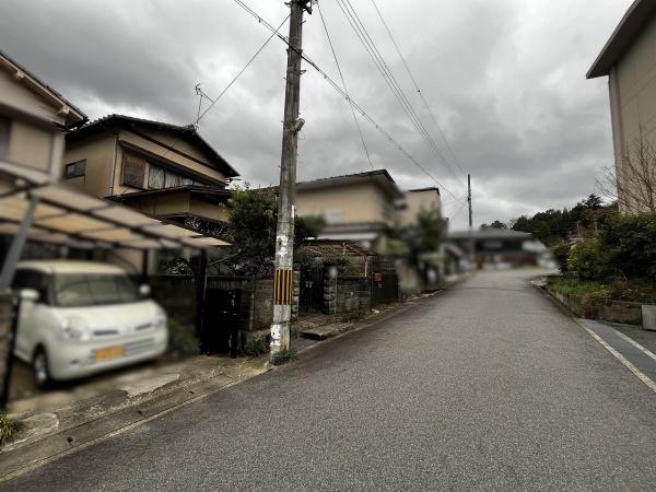 京都市左京区岩倉上蔵町　中古戸建 現地写真（前面道路含む現地写真）