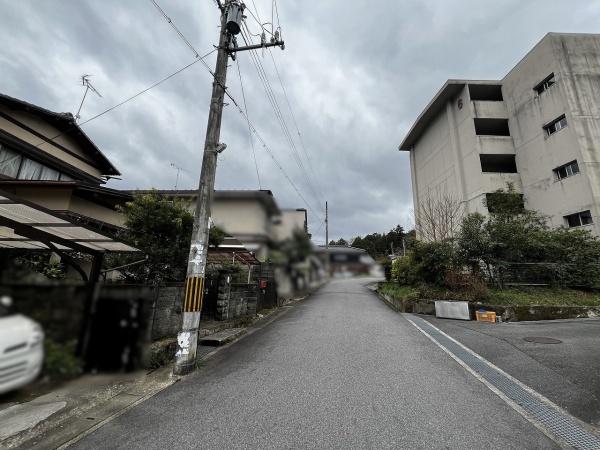 京都市左京区岩倉上蔵町　中古戸建 現地写真（前面道路含む現地写真）