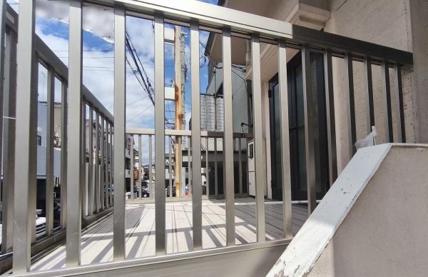 京都市山科区大宅細田町　中古戸建 現地写真（バルコニー）
