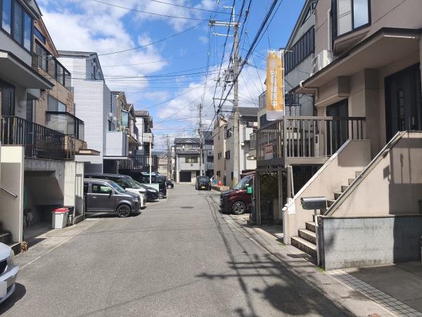 京都市山科区大宅細田町　中古戸建 現地写真（前面道路含む現地写真）