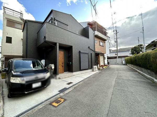 大阪市平野区喜連6丁目　中古戸建 現地写真（前面道路含む現地写真）
