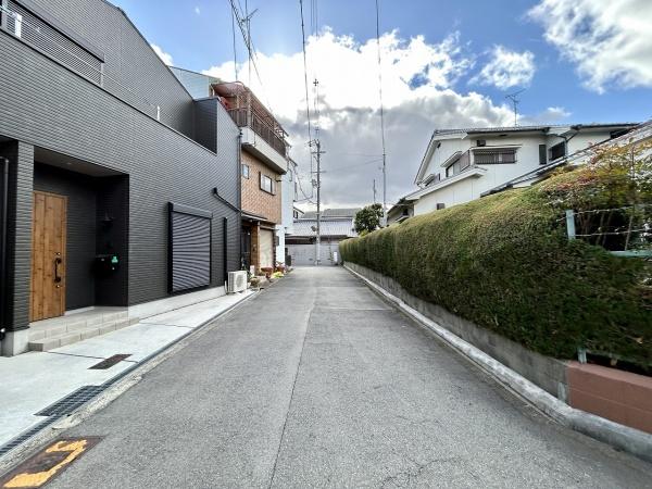 大阪市平野区喜連6丁目　中古戸建 現地写真（前面道路含む現地写真）