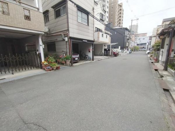 大阪市城東区関目1丁目　売土地 現地写真（前面道路含む現地写真）