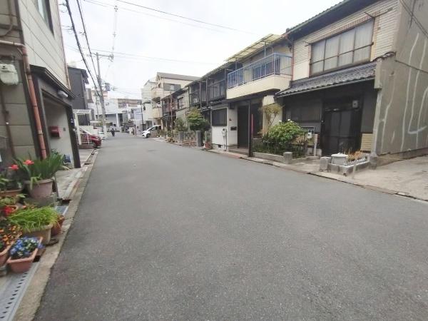 大阪市城東区関目1丁目　売土地 現地写真（前面道路含む現地写真）