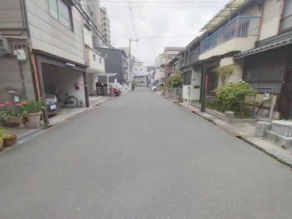 大阪市城東区関目1丁目　売土地 現地写真（前面道路含む現地写真）
