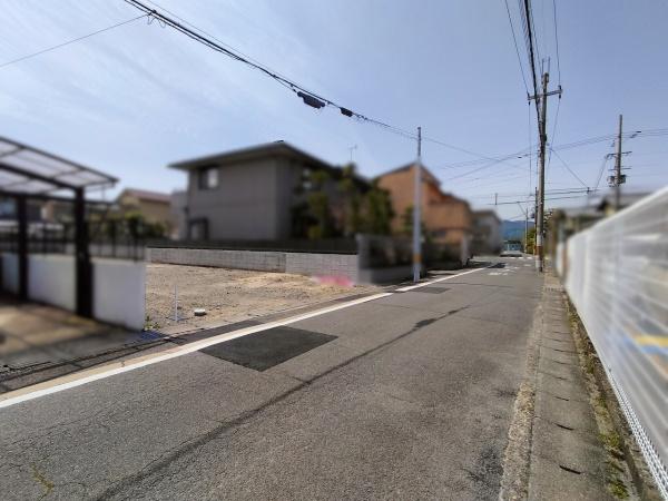 京都市北区上賀茂蝉ケ垣内町　建築条件無売土地 現地写真（前面道路含む現地写真）