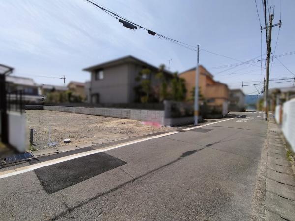 京都市北区上賀茂蝉ケ垣内町　建築条件無売土地 現地写真（前面道路含む現地写真）