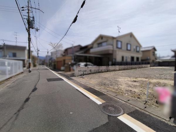 京都市北区上賀茂蝉ケ垣内町　建築条件無売土地 現地写真（前面道路含む現地写真）