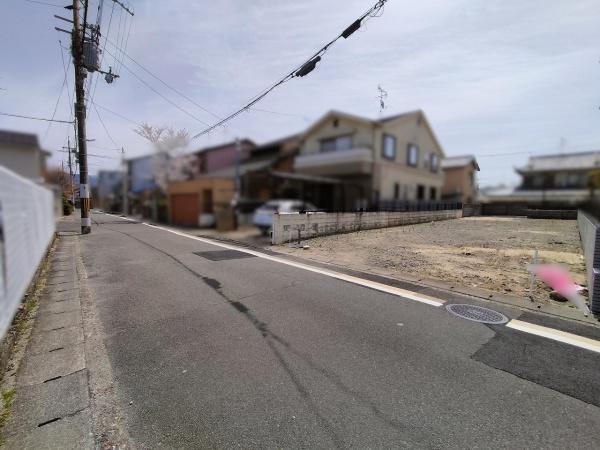 京都市北区上賀茂蝉ケ垣内町　建築条件無売土地 現地写真（前面道路含む現地写真）