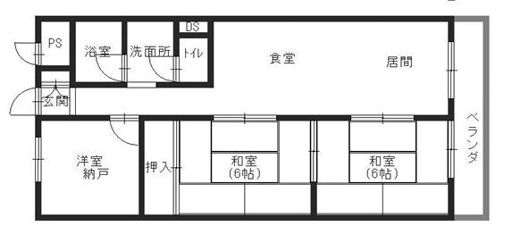 パレスハイツ京橋 間取図・土地図