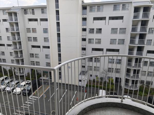 山科音羽マンションA棟 現地写真（バルコニー）
