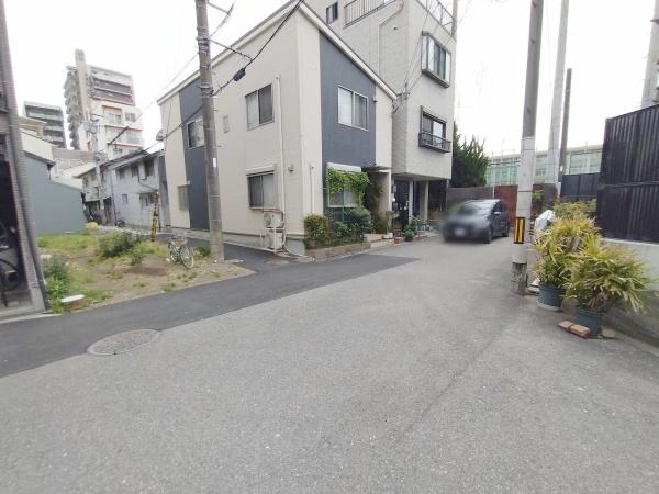 大阪市港区市岡元町2丁目　売土地 現地写真（前面道路含む現地写真）