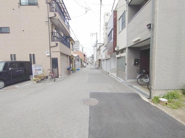 大阪市港区市岡元町2丁目　売土地 現地写真（前面道路含む現地写真）