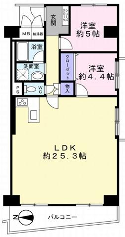 三陽ハイツ都島 間取図・土地図
