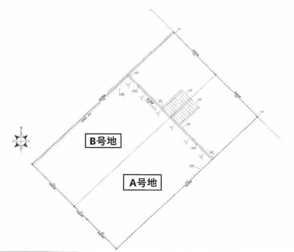 堺市中区深阪2丁B号地　売土地 間取図・土地図