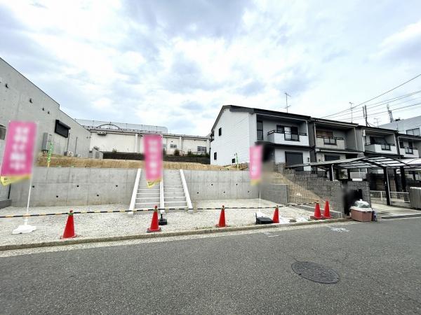 堺市中区深阪2丁B号地　売土地 現地写真（前面道路含む現地写真）
