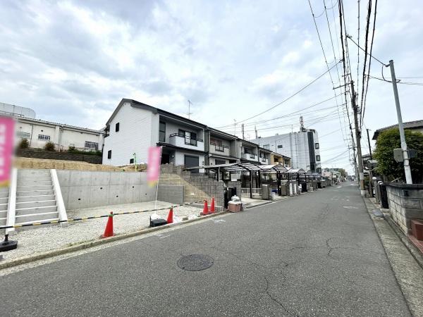 堺市中区深阪2丁B号地　売土地 現地写真（前面道路含む現地写真）