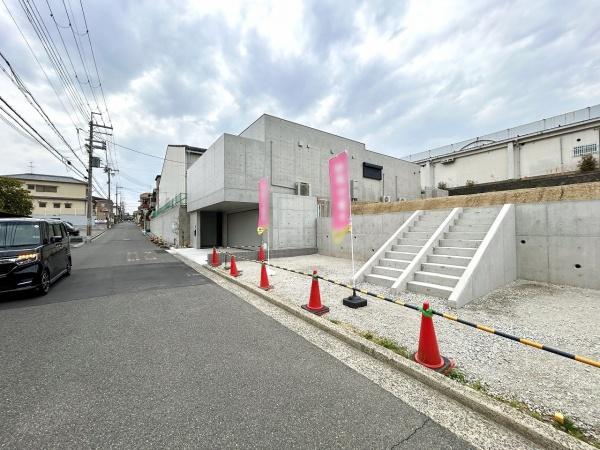 堺市中区深阪2丁B号地　売土地 現地写真（前面道路含む現地写真）