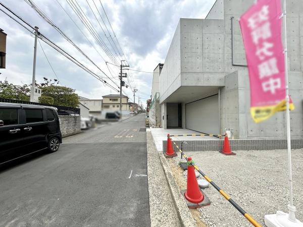 堺市中区深阪2丁A号地　売土地 現地写真（前面道路含む現地写真）