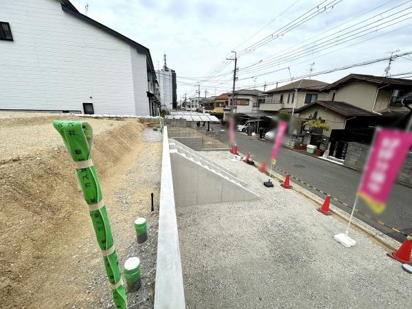 堺市中区深阪2丁A号地　売土地 現地写真（前面道路含む現地写真）