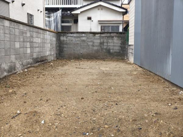 京都市山科区北花山中道町　建築条件無売土地 現地写真