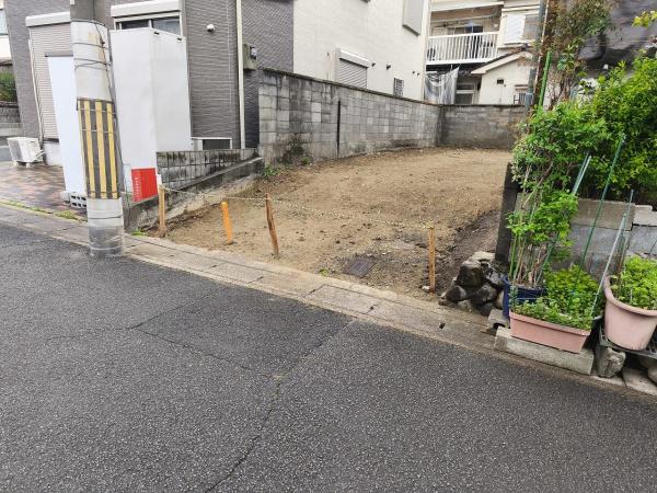 京都市山科区北花山中道町　建築条件無売土地 現地写真
