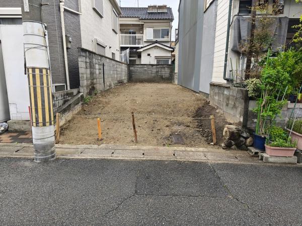 京都市山科区北花山中道町　建築条件無売土地 現地写真