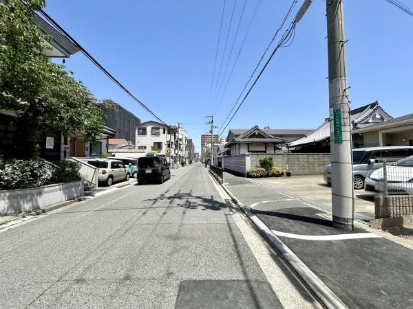 堺市堺区中之町東4丁　売土地 現地写真（前面道路含む現地写真）