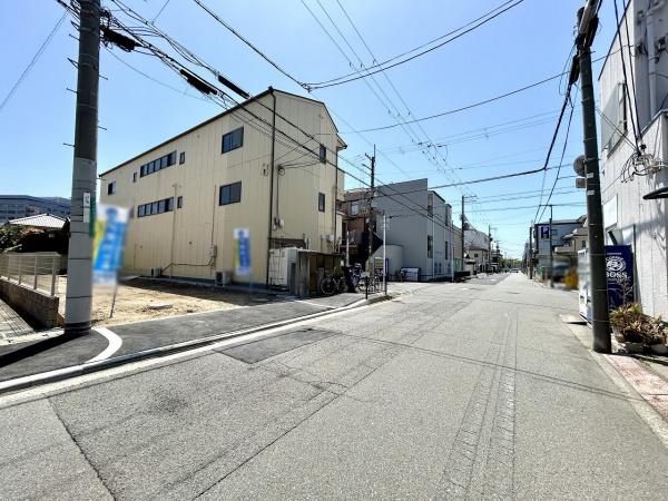 堺市堺区中之町東4丁　売土地 現地写真（前面道路含む現地写真）