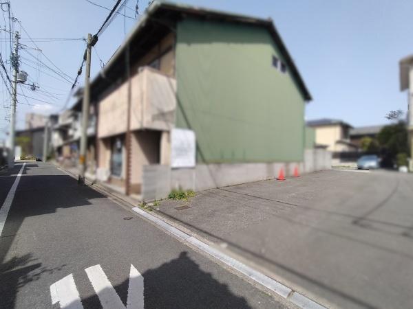 京都市上京区靭屋町　建築条件無売土地 現地写真（前面道路含む現地写真）