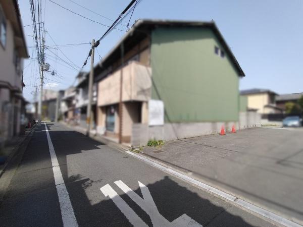 京都市上京区靭屋町　建築条件無売土地 現地写真（前面道路含む現地写真）