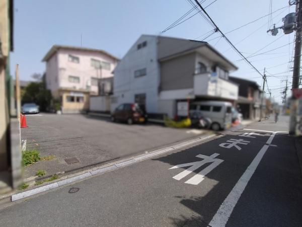 京都市上京区靭屋町　建築条件無売土地 現地写真（前面道路含む現地写真）