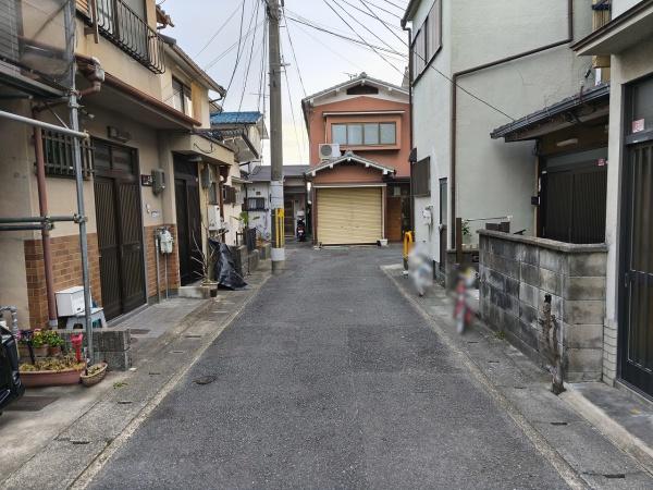 京都府京都市山科区西野楳本町 現地写真（前面道路含む現地写真）