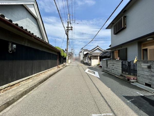 堺市北区長曽根町1号棟　新築戸建 現地写真（前面道路含む現地写真）