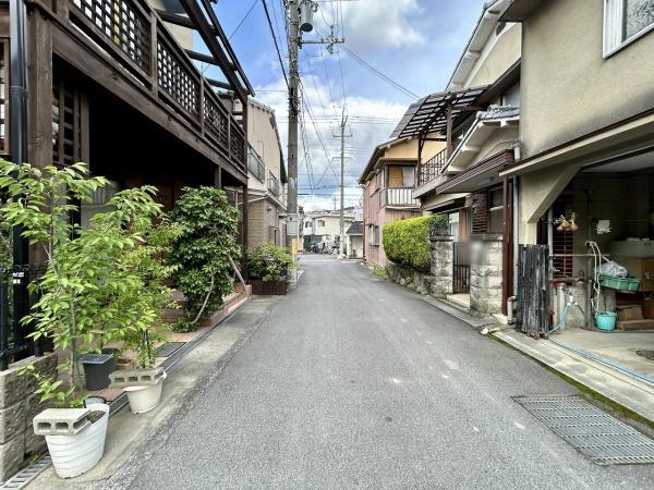 堺市東区日置荘西町3丁　売土地 現地写真（前面道路含む現地写真）