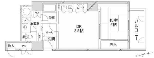 朝日プラザ高津Ⅱ 間取図・土地図