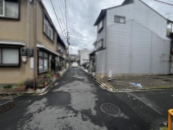 京都市中京区壬生森町　建築条件無売土地 現地写真（前面道路含む現地写真）