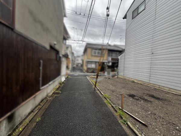 京都市中京区壬生森町　建築条件無売土地 現地写真（前面道路含む現地写真）