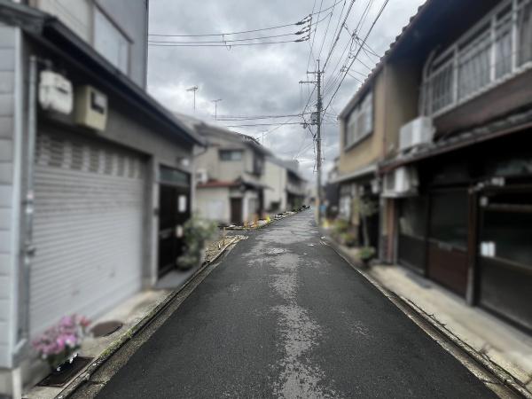 京都市中京区壬生森町　建築条件無売土地 現地写真（前面道路含む現地写真）
