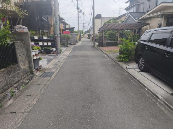 京都市北区上賀茂中ノ坂町　中古戸建 現地写真（前面道路含む現地写真）
