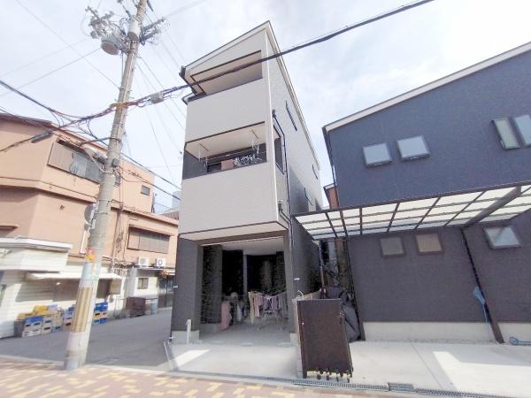 大阪市大正区南恩加島3丁目　中古戸建 現地写真（前面道路含む現地写真）