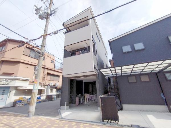 大阪市大正区南恩加島3丁目　中古戸建 現地写真（前面道路含む現地写真）