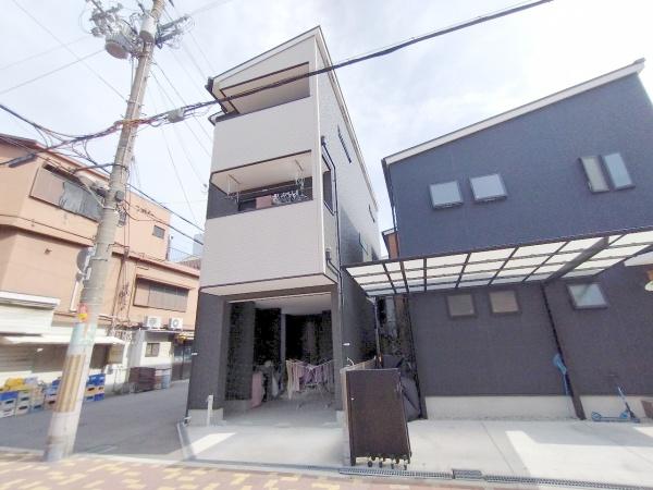 大阪市大正区南恩加島3丁目　中古戸建 現地写真（前面道路含む現地写真）