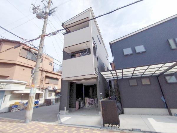 大阪市大正区南恩加島3丁目　中古戸建 現地写真（前面道路含む現地写真）