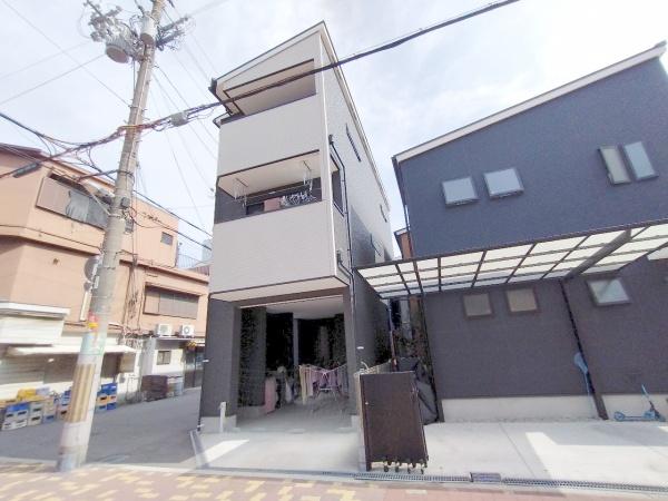 大阪市大正区南恩加島3丁目　中古戸建 現地写真（前面道路含む現地写真）